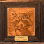 What's a Raccoon? Wood Portrait